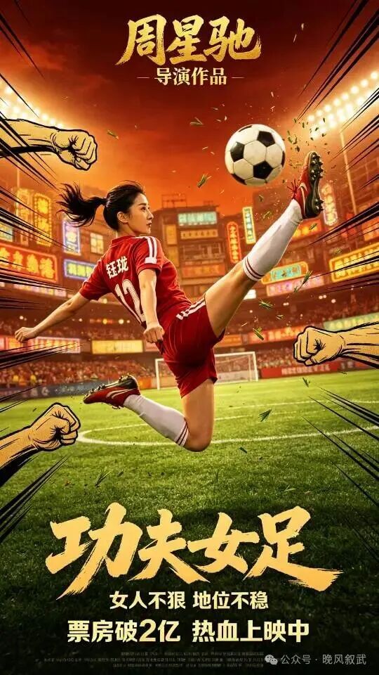 电影《功夫女足》海报